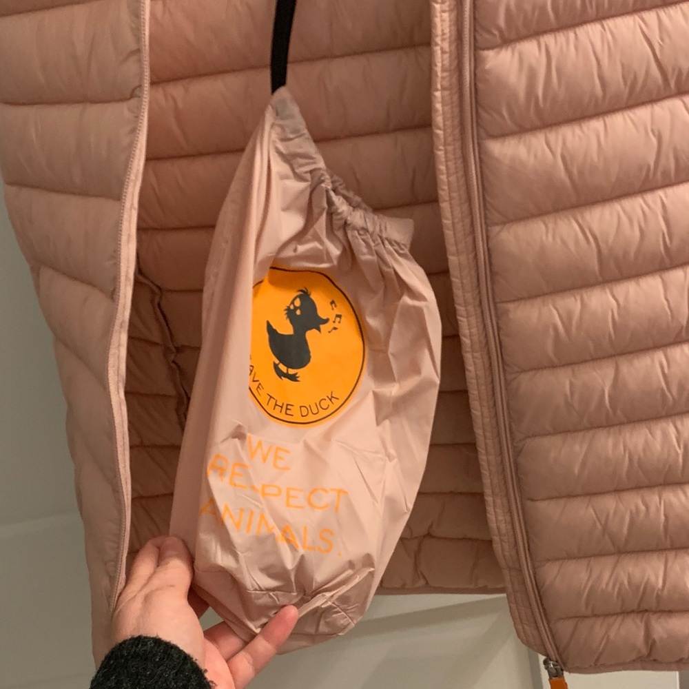 SAVE THE DUCK Pink Puffer Vest - Picture 3 of 5